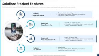 Artificial intelligence solution product features ppt powerpoint presentation infographics visual