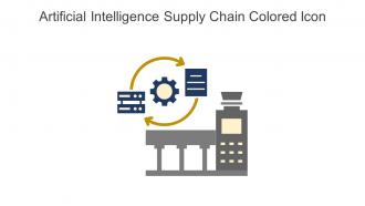 Artificial Intelligence Supply Chain Colored Icon In Powerpoint Pptx Png And Editable Eps Format