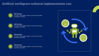 Artificial Intelligence Technical Implementation Icon