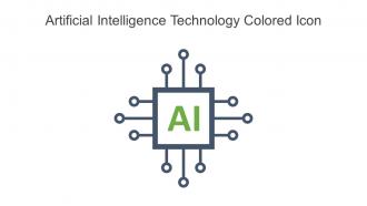 Artificial Intelligence Technology Colored Icon In Powerpoint Pptx Png And Editable Eps Format