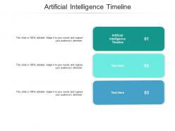 Artificial intelligence timeline ppt powerpoint presentation infographic template examples cpb