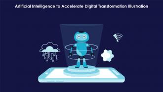 Artificial Intelligence To Accelerate Digital Transformation Illustration