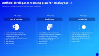 Artificial Intelligence Training Plan For Employees Why Al Is The Future Of Financial Services