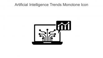 Artificial Intelligence Trends Monotone Icon In Powerpoint Pptx Png And Editable Eps Format