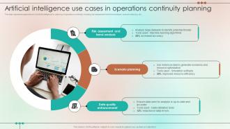 Artificial Intelligence Use Cases In Operations Continuity Planning