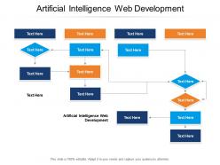 Artificial intelligence web development ppt powerpoint presentation tips cpb