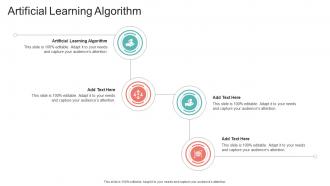 Artificial Learning Algorithm In Powerpoint And Google Slides Cpb