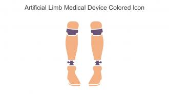 Artificial Limb Medical Device Colored Icon In Powerpoint Pptx Png And Editable Eps Format