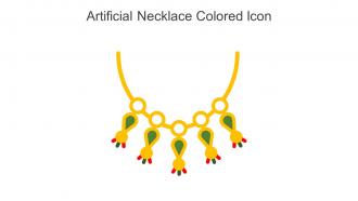 Artificial Necklace Colored Icon In Powerpoint Pptx Png And Editable Eps Format