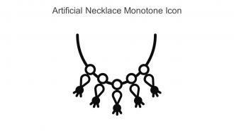 Artificial Necklace Monotone Icon In Powerpoint Pptx Png And Editable Eps Format