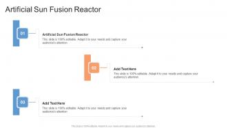 Artificial Sun Fusion Reactor In Powerpoint And Google Slides Cpb