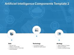Artificiel intelligence components technology ppt powerpoint presentation pictures visuals