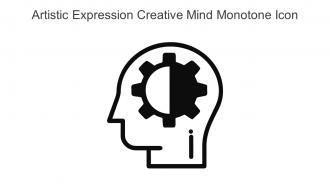 Artistic Expression Creative Mind Monotone Icon In Powerpoint Pptx Png And Editable Eps Format