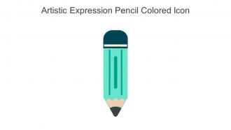 Artistic Expression Pencil Colored Icon In Powerpoint Pptx Png And Editable Eps Format