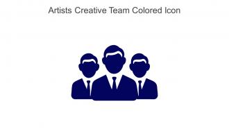 Artists Creative Team Colored Icon In Powerpoint Pptx Png And Editable Eps Format