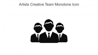 Artists Creative Team Monotone Icon In Powerpoint Pptx Png And Editable Eps Format