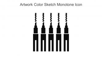 Artwork Color Sketch Monotone Icon In Powerpoint Pptx Png And Editable Eps Format