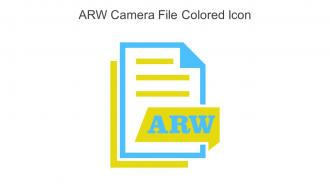 ARW Camera File Colored Icon In Powerpoint Pptx Png And Editable Eps Format