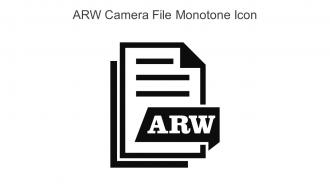 ARW Camera File Monotone Icon In Powerpoint Pptx Png And Editable Eps Format