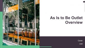 As Is To Be Outlet Overview PPT Outline AT
