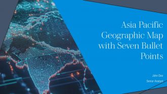 Asia Pacific Geographic Map With Seven Bullet Points PPT Structure AT
