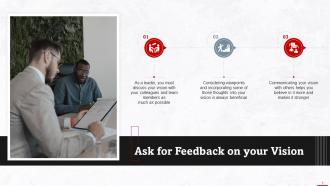Ask For Feedback On Vision As Strategic Leader Training Ppt