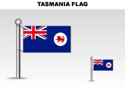 Asmania country powerpoint flags