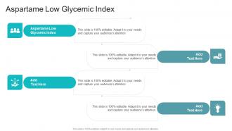 Aspartame Low Glycemic Index In Powerpoint And Google Slides Cpb
