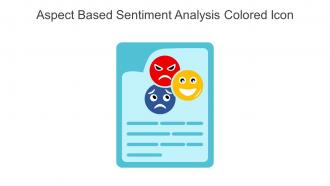 Aspect Based Sentiment Analysis Colored Icon In Powerpoint Pptx Png And Editable Eps Format