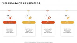 Aspects Delivery Public Speaking In Powerpoint And Google Slides Cpb