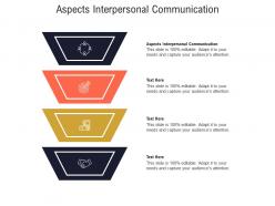 Aspects interpersonal communication ppt powerpoint presentation show tips cpb