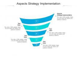 Aspects strategy implementation ppt powerpoint presentation summary graphics design cpb