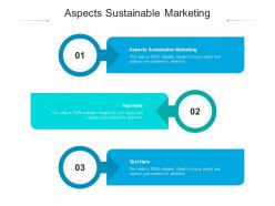 Aspects sustainable marketing ppt powerpoint presentation inspiration graphics download cpb