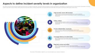 Aspects To Define Incident Severity Levels In Organization