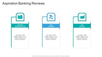 Aspiration Banking Reviews In Powerpoint And Google Slides Cpb