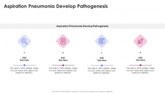 Aspiration Pneumonia Develop Pathogenesis In Powerpoint And Google Slides Cpb