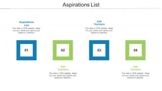 Aspirations List In Powerpoint And Google Slides Cpb