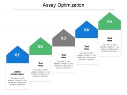 Assay optimization ppt powerpoint presentation ideas cpb