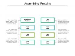 Assembling proteins ppt powerpoint presentation styles background image cpb