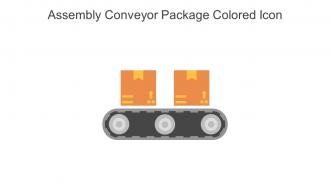 Assembly Conveyor Package Colored Icon In Powerpoint Pptx Png And Editable Eps Format