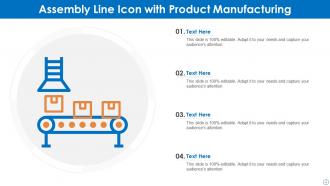 Assembly Line Icon Powerpoint Ppt Template Bundles