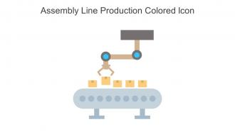 Assembly Line Production Colored Icon In Powerpoint Pptx Png And Editable Eps Format