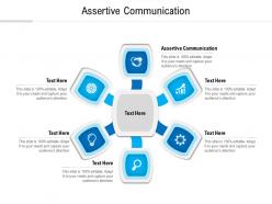 Assertive communication ppt powerpoint presentation model slide download cpb