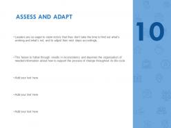 Assess and adapt process ppt powerpoint presentation diagram templates
