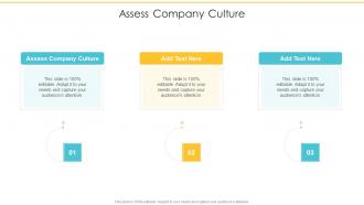 Assess Company Culture In Powerpoint And Google Slides Cpb
