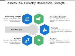 Assess risk criticality relationship strength automated email response