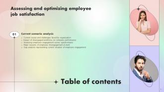 Assessing And Optimizing Employee Job Satisfaction Powerpoint Presentation Slides V Images Best