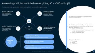 Assessing Cellular Vehicle To Everything C V2x With 5g Leading And Preparing For 5g World
