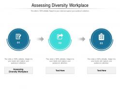 Assessing diversity workplace ppt powerpoint presentation example introduction cpb