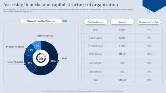 Assessing Financial And Capital Structure Of Organization Analyzing Business Financial Strategy